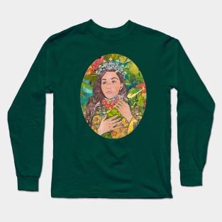 Alligator Flora Princess of the Jungle Long Sleeve T-Shirt